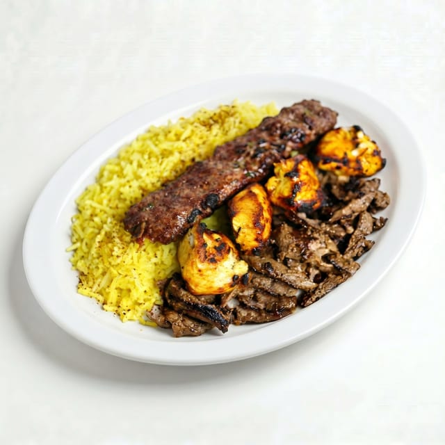 Mixed 3 Way Combo Plate.