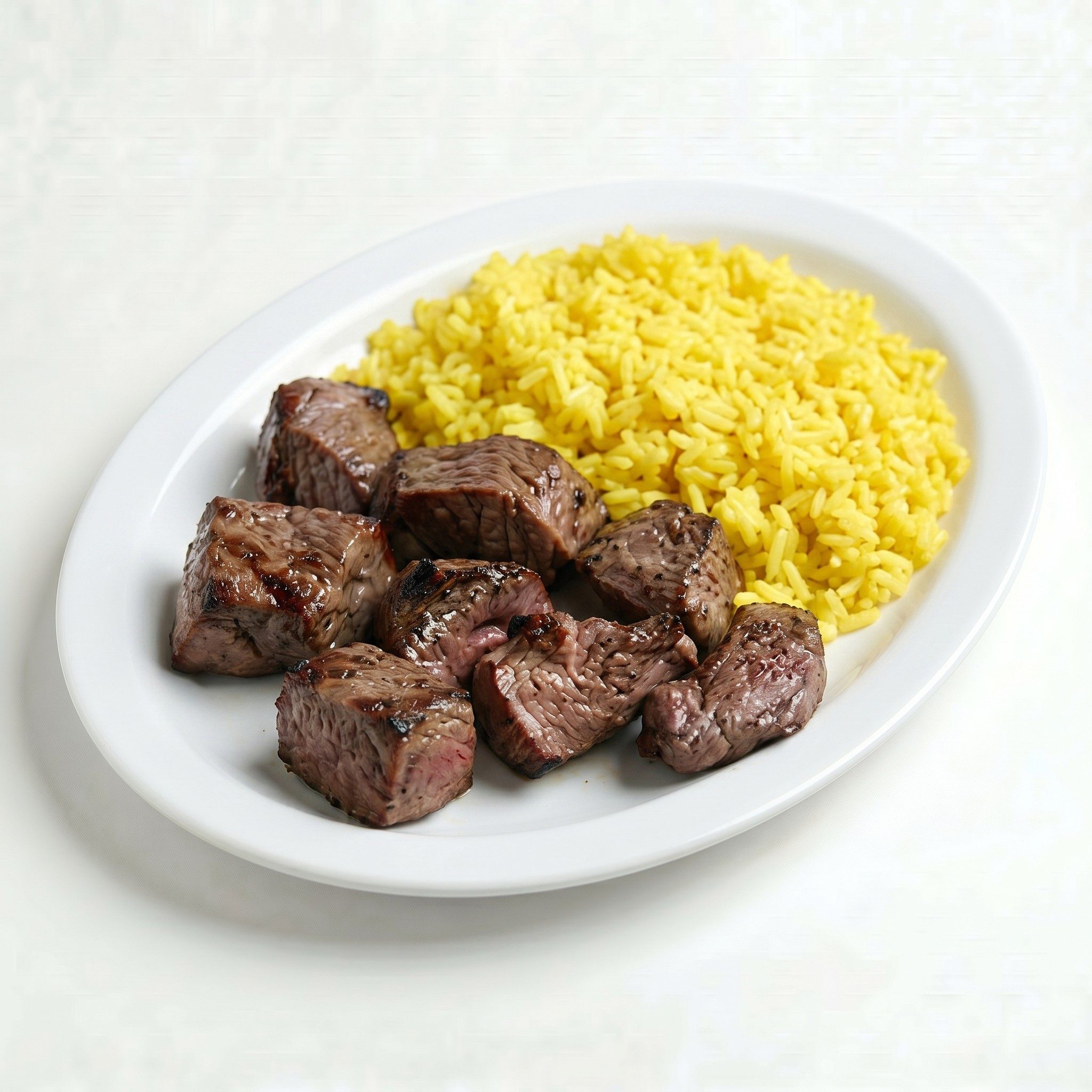 Shish Tikka Kabob Plate.