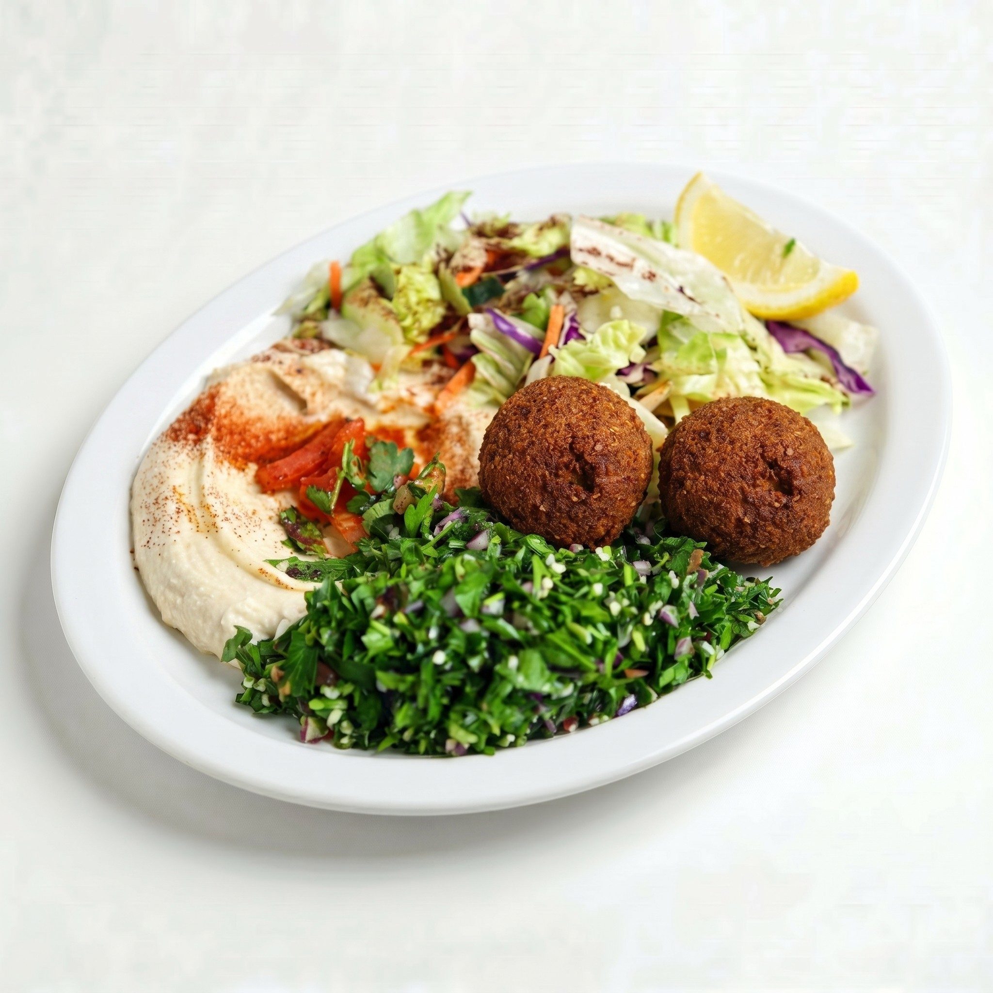 Veggie Combo Entrée Plate.