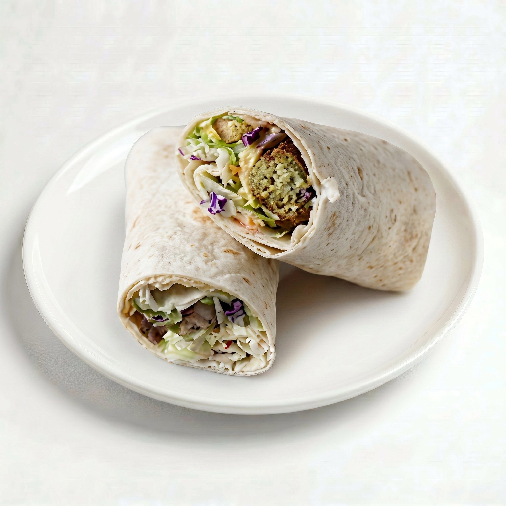 Chicken Tikka Kebab Pita Wrap.